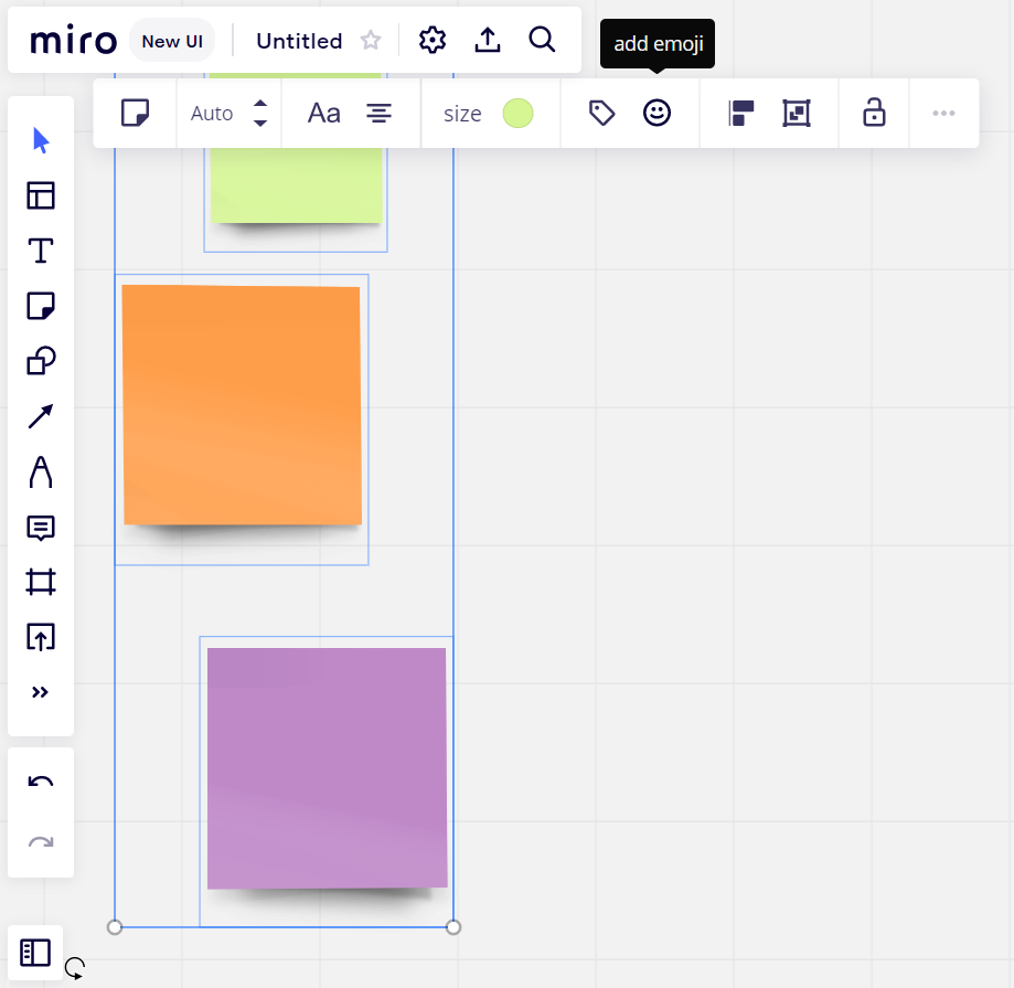 ②整列させたいオブジェクトをすべて選択します。